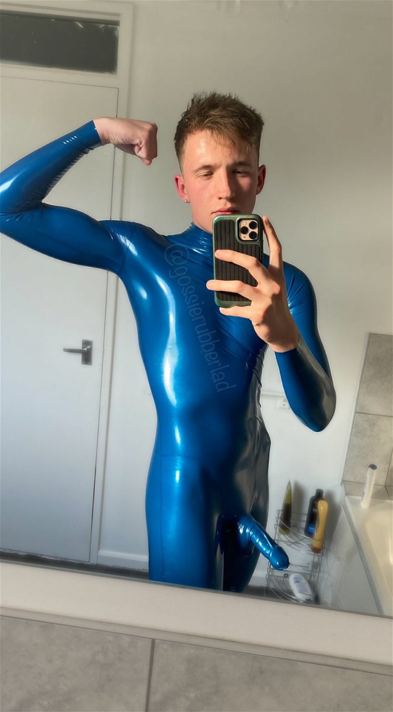 sexy gay kinkster gossierubberlad rubber playsuit naked%20(7).jpg